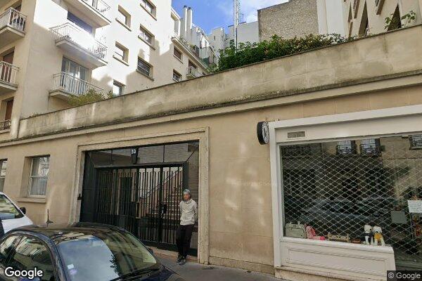 Vue Google Street View du 30 Rue Montrosier