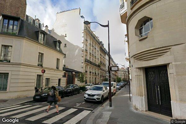 Vue Google Street View du 8 Rue Montrosier