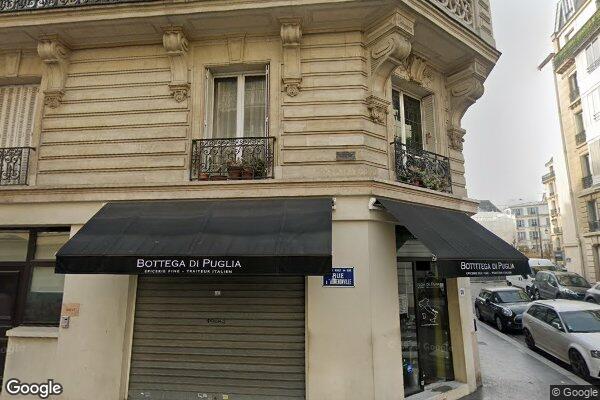 Vue Google Street View du 1 Rue Parmentier