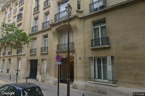 Vue Google Street View du 11 Rue Parmentier