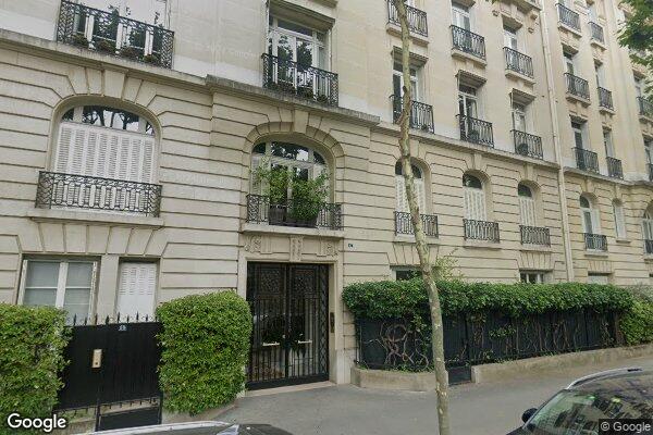Vue Google Street View du 17 Rue Parmentier