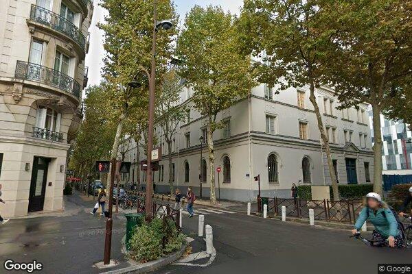 Vue Google Street View du 1BIS Rue Parmentier