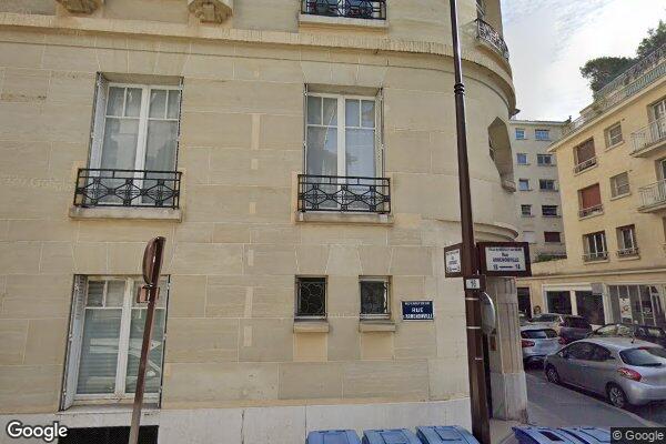 Vue Google Street View du 5 Rue Parmentier