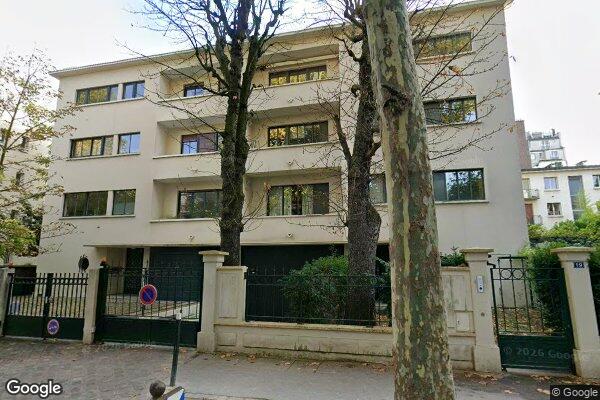 Vue Google Street View du 19 Rue Pauline Borghese