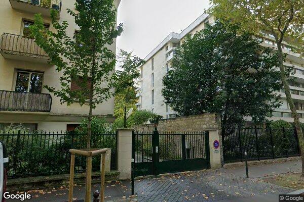 Vue Google Street View du 23 Rue Pauline Borghese