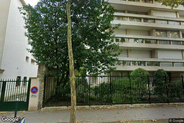 Vue Google Street View du 25 Rue Pauline Borghese