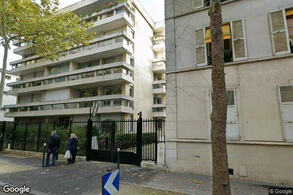 Vue Google Street View du 27 Rue Pauline Borghese
