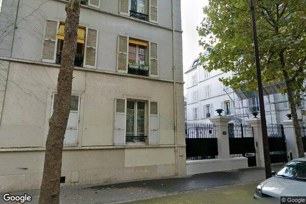 Vue Google Street View du 29 Rue Pauline Borghese