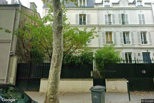 Vue Google Street View du 3 Rue Pauline Borghese
