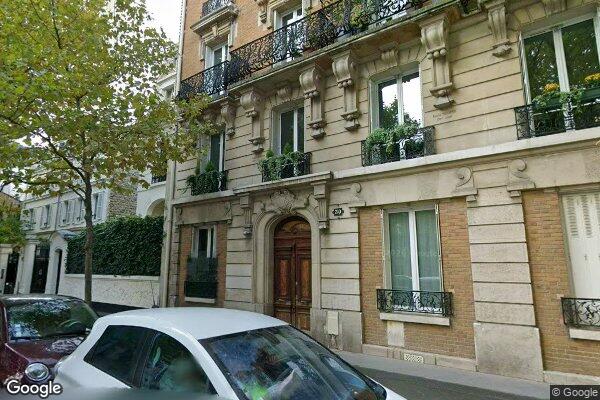 Vue Google Street View du 30 Rue Pauline Borghese