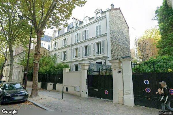 Vue Google Street View du 34 Rue Pauline Borghese