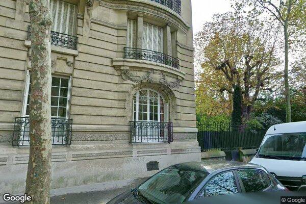 Vue Google Street View du 37 Rue Pauline Borghese