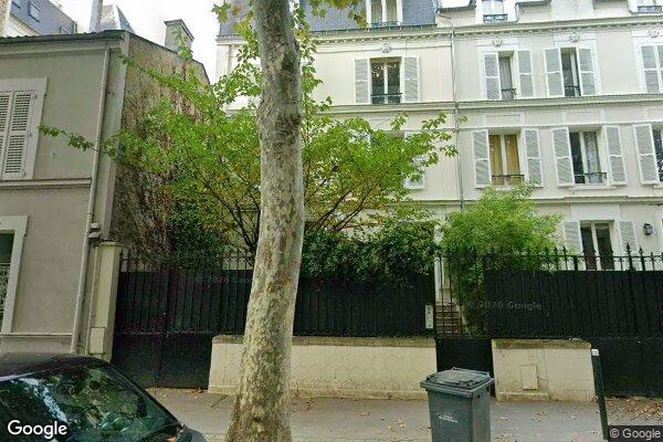 Vue Google Street View du 38 Rue Pauline Borghese