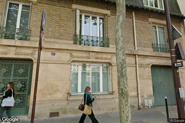 Vue Google Street View du 3BIS Rue Pauline Borghese