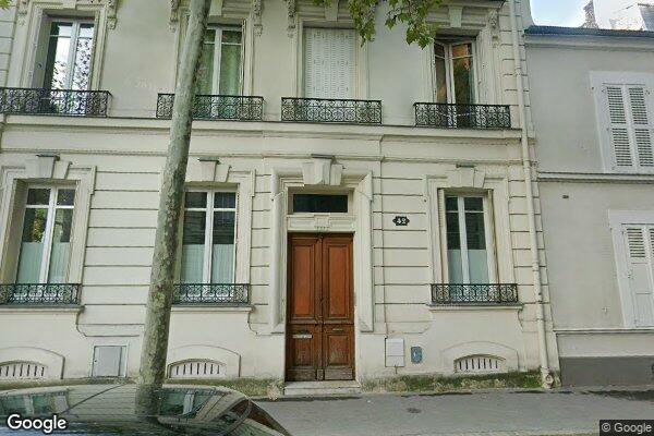 Vue Google Street View du 42 Rue Pauline Borghese