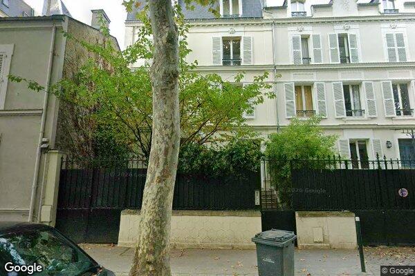 Vue Google Street View du 5 Rue Pauline Borghese