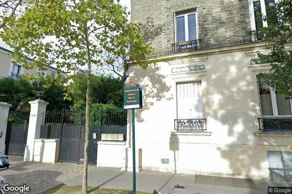Vue Google Street View du 56 Rue Pauline Borghese
