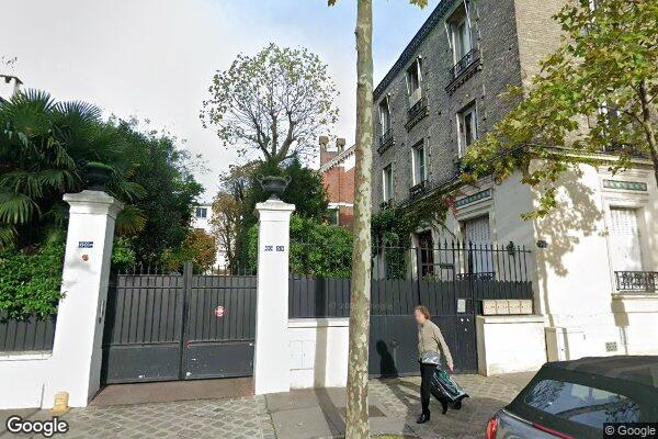 Vue Google Street View du 58 Rue Pauline Borghese