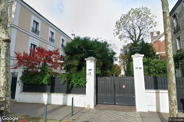 Vue Google Street View du 60 Rue Pauline Borghese