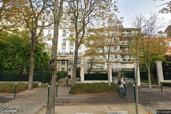 Vue Google Street View du 7 Rue Pauline Borghese