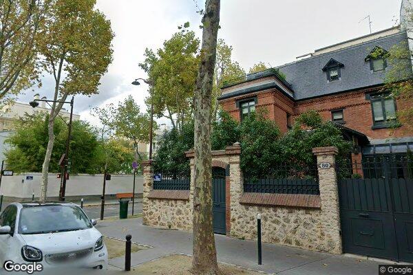 Vue Google Street View du 80 Rue Pauline Borghese