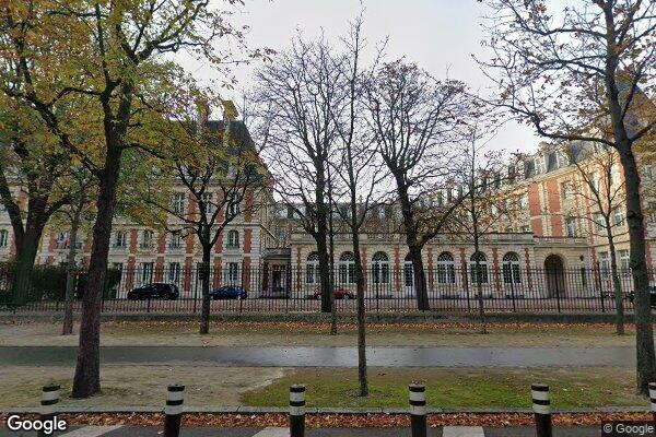 Vue Google Street View du 1 Rue Perronet
