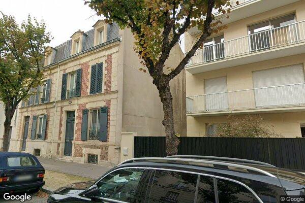 Vue Google Street View du 100 Rue Perronet
