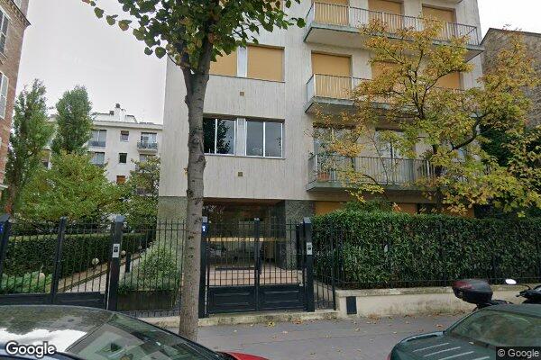 Vue Google Street View du 103 Rue Perronet