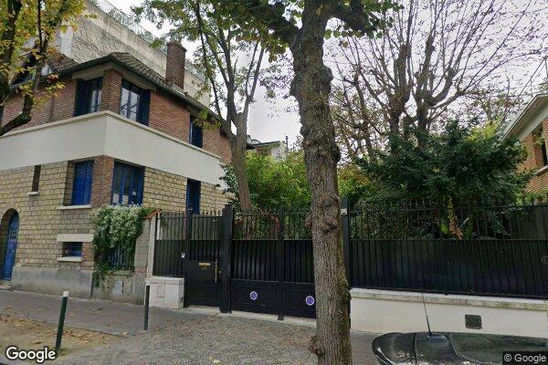 Vue Google Street View du 105 Rue Perronet
