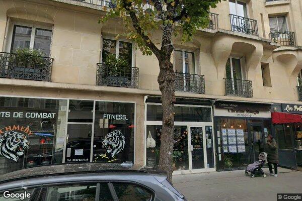 Vue Google Street View du 110 Rue Perronet