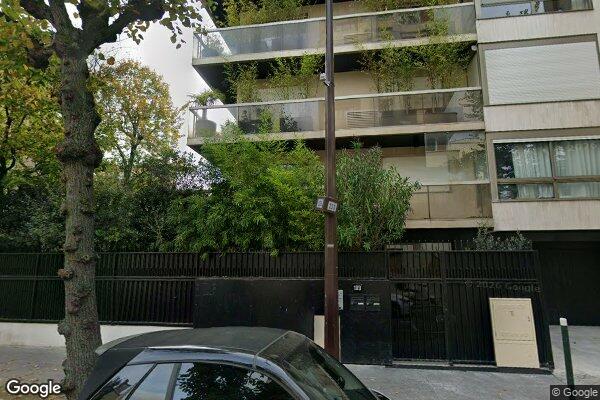 Vue Google Street View du 111 Rue Perronet