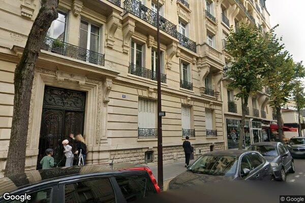 Vue Google Street View du 112 Rue Perronet
