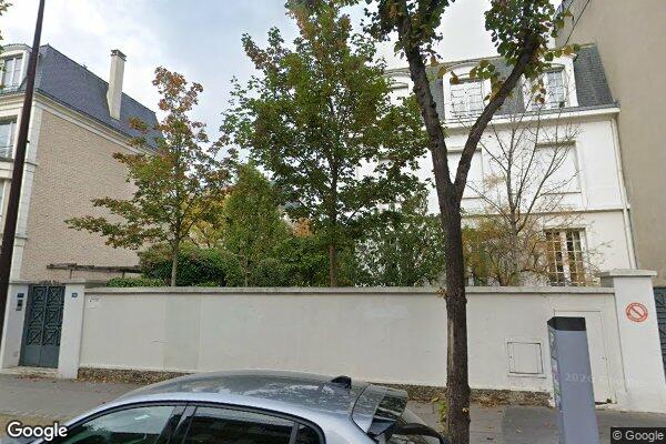 Vue Google Street View du 116 Rue Perronet