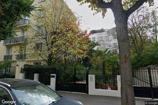 Vue Google Street View du 117BIS Rue Perronet
