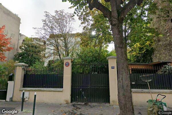 Vue Google Street View du 119 Rue Perronet
