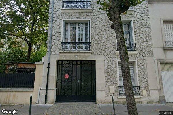 Vue Google Street View du 121 Rue Perronet