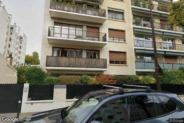 Vue Google Street View du 122 Rue Perronet