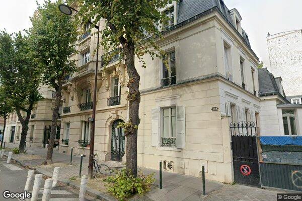 Vue Google Street View du 128 Rue Perronet