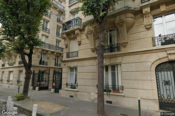 Vue Google Street View du 130 Rue Perronet