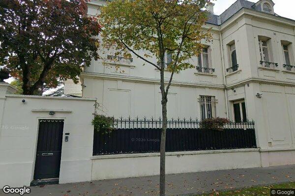 Vue Google Street View du 133 Rue Perronet