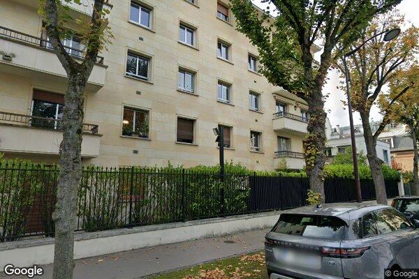 Vue Google Street View du 135 Rue Perronet