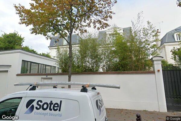 Vue Google Street View du 148 Rue Perronet