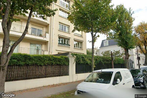 Vue Google Street View du 154 Rue Perronet