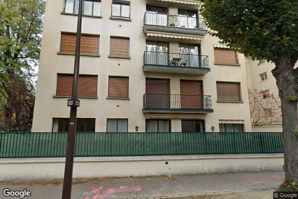 Vue Google Street View du 156 Rue Perronet