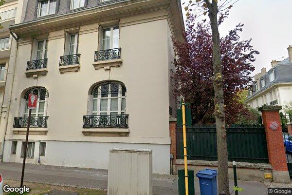 Vue Google Street View du 162A Rue Perronet