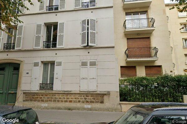 Vue Google Street View du 17 Rue Perronet