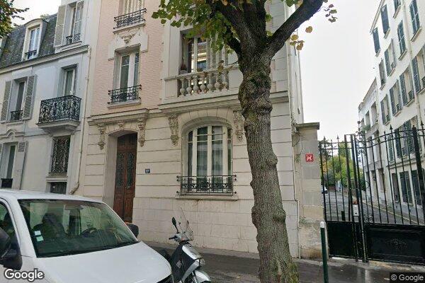 Vue Google Street View du 19BIS Rue Perronet