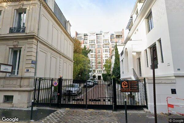 Vue Google Street View du 1BIS Rue Perronet