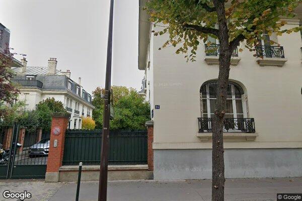 Vue Google Street View du 21 Rue Perronet