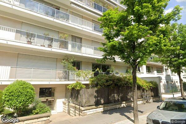 Vue Google Street View du 22 Rue Perronet